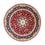 Tapis persan - Tabriz - Royal ronde  - 250 x 250 cm - rouge foncé