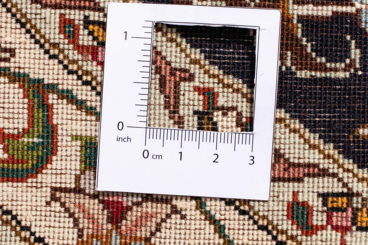 Tapis persan - Tabriz - Royal ronde  - 253 x 253 cm - rouge foncé