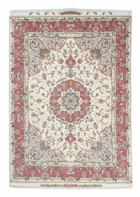 Tapis persan - Tabriz - Royal - 207 x 150 cm - beige