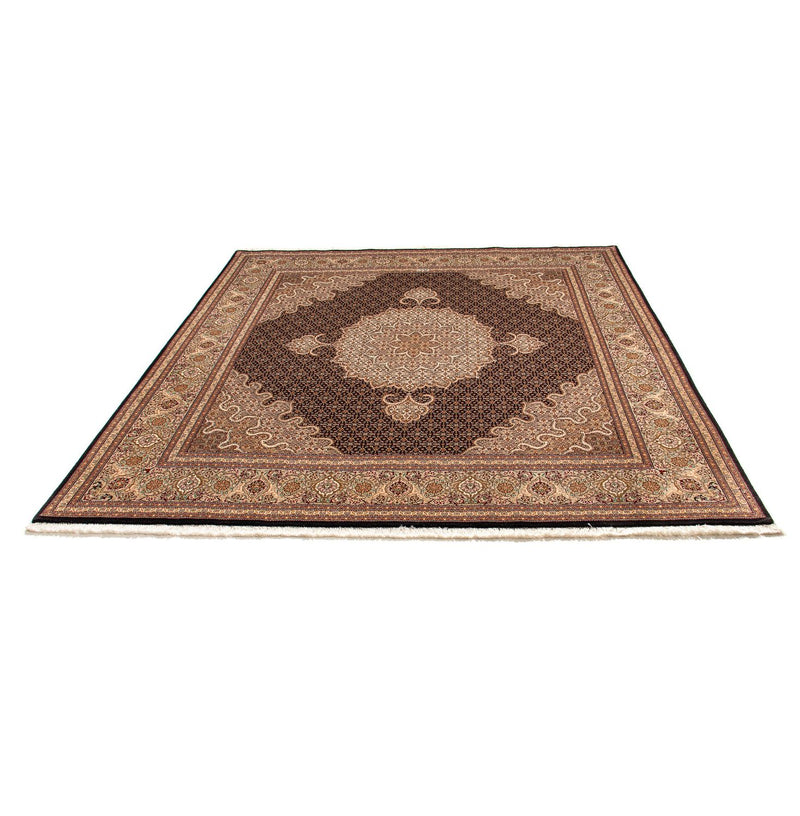 Tapis persan - Tabriz carré  - 210 x 200 cm - marron clair