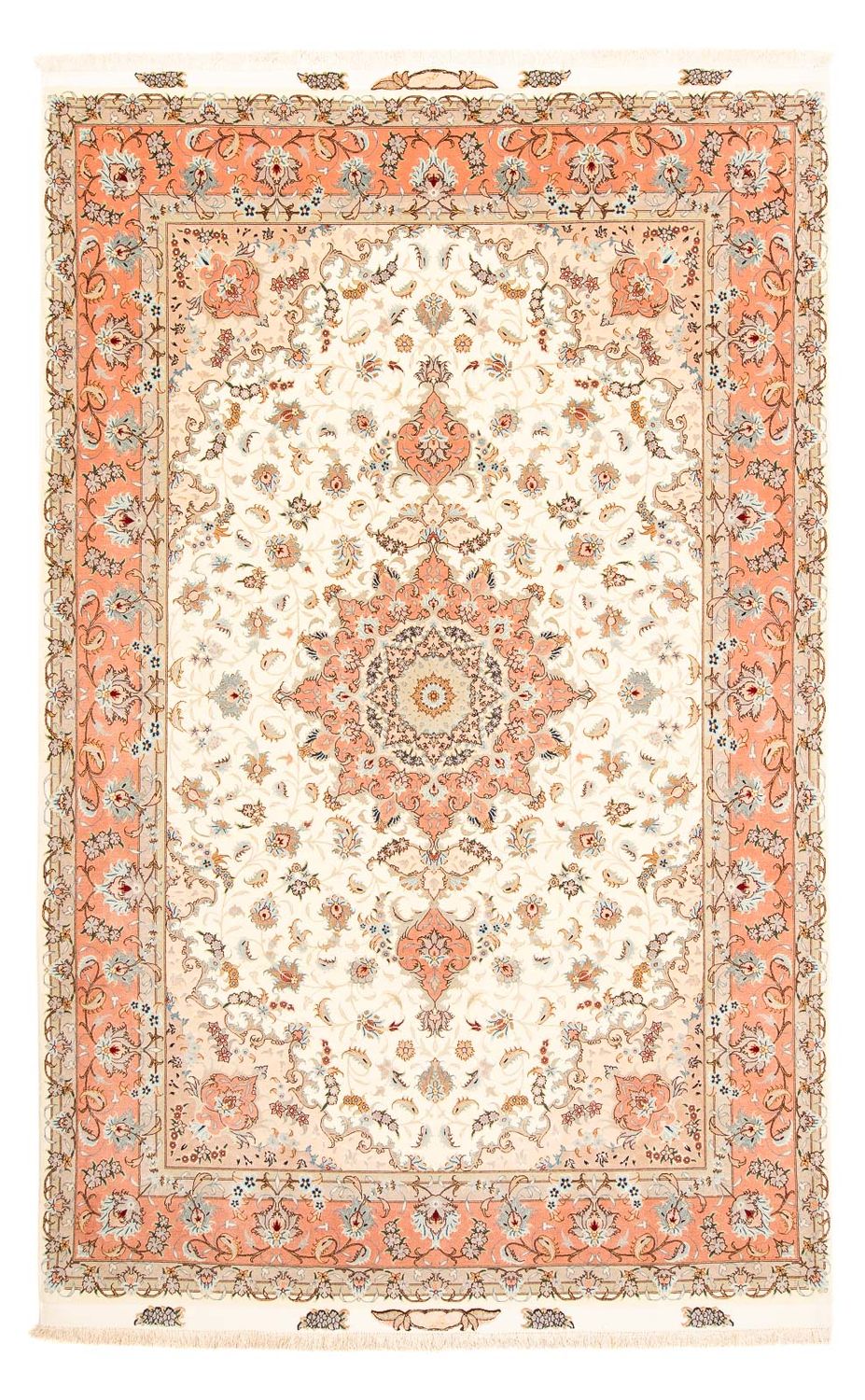 Tapis persan - Tabriz - Royal - 300 x 197 cm - beige