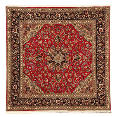 Tapis persan - Tabriz - Royal carré  - 204 x 203 cm - rouge