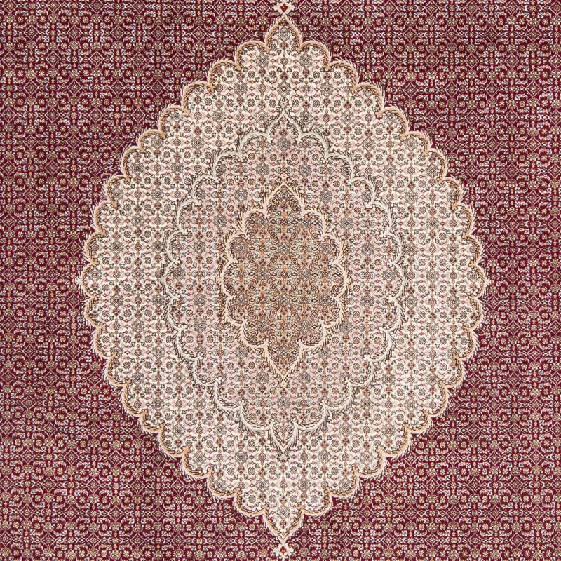 Tapis persan - Tabriz - 305 x 202 cm - rouge foncé