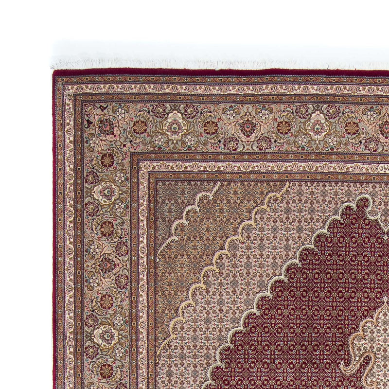 Tapis persan - Tabriz - 305 x 202 cm - rouge foncé