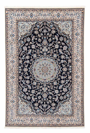 Tapis persan - Nain - Royal - 300 x 199 cm - noir