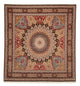 Tapis persan - Tabriz - Royal carré  - 264 x 252 cm - marron clair