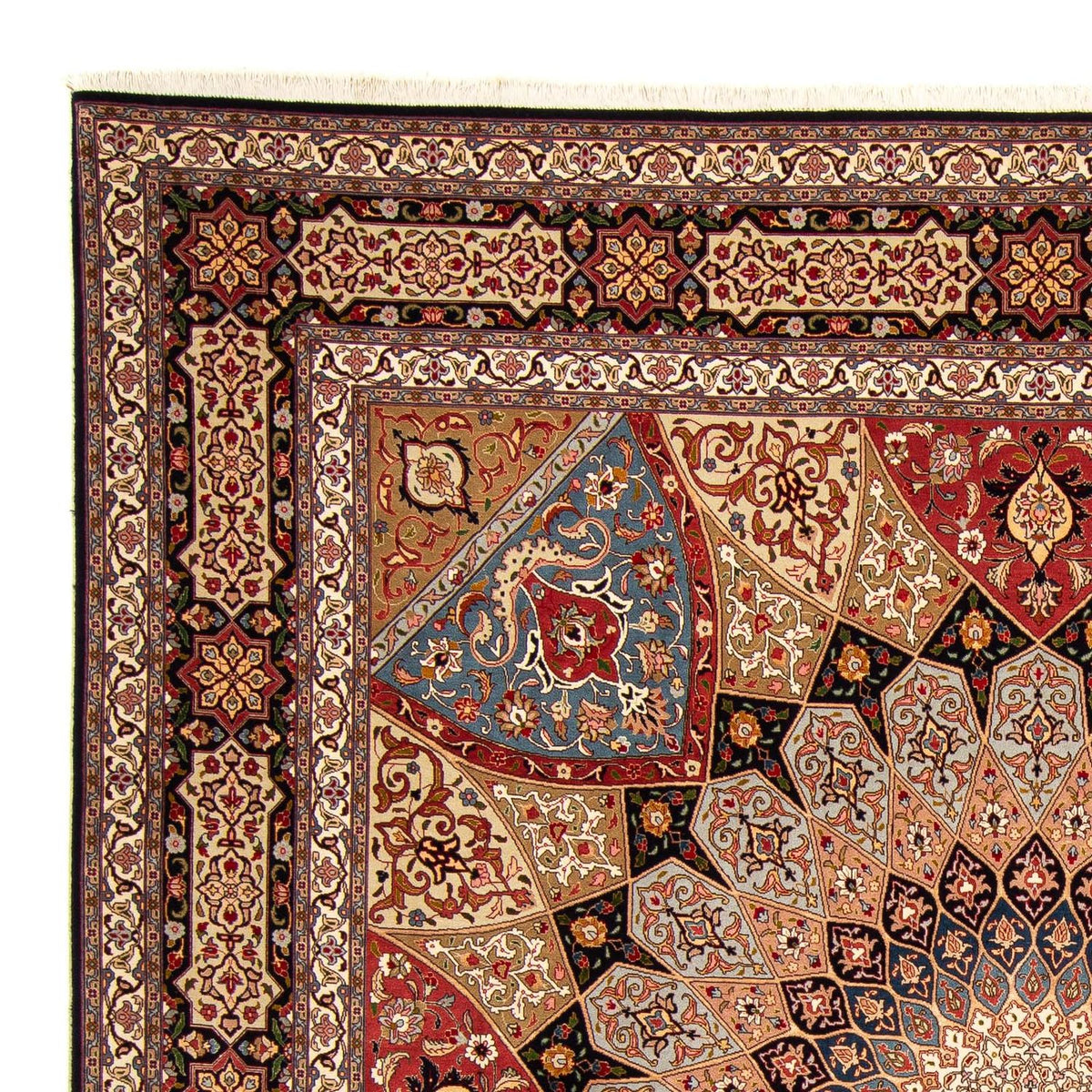 Tapis persan - Tabriz - Royal carré  - 264 x 252 cm - marron clair