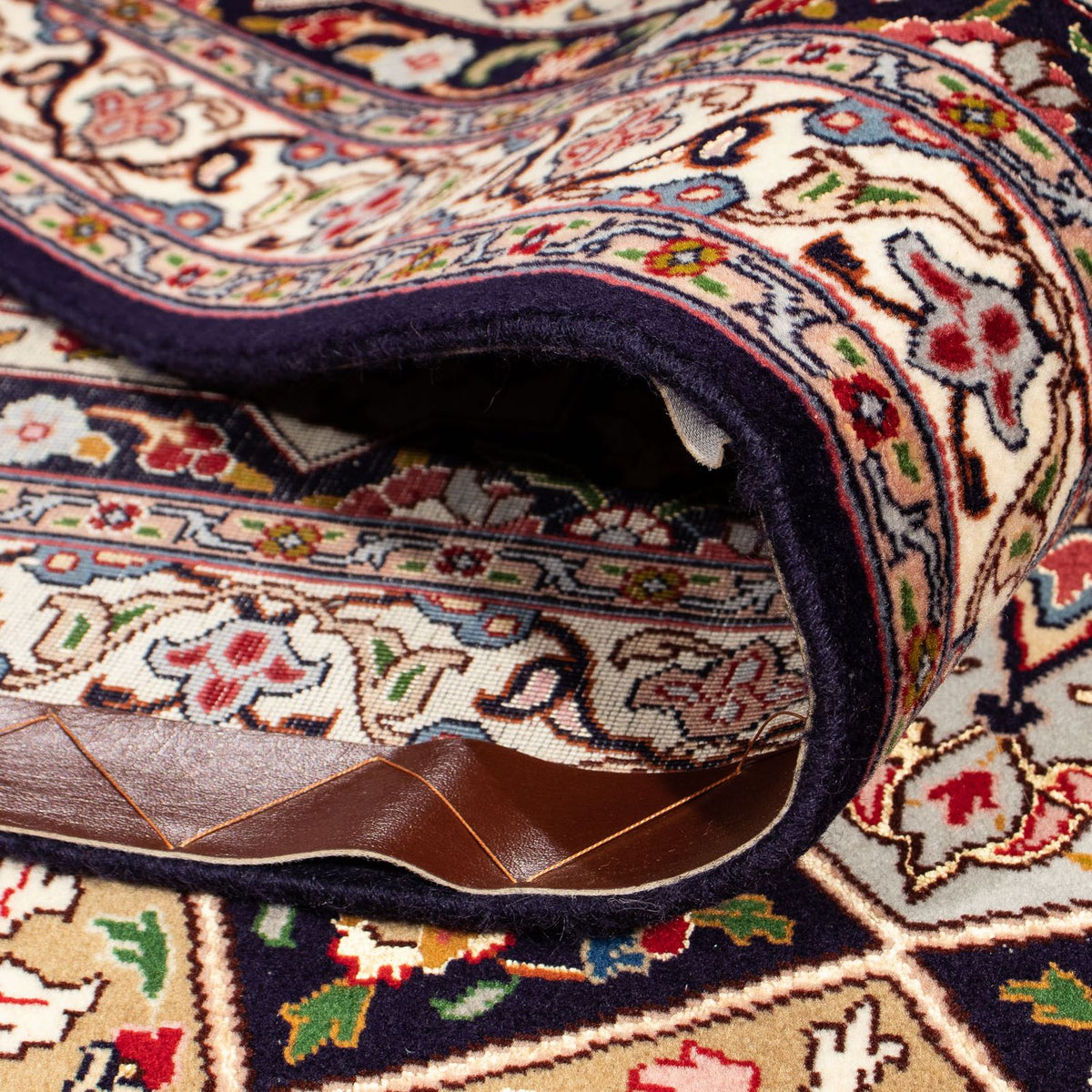 Tapis persan - Tabriz - Royal carré  - 264 x 252 cm - marron clair