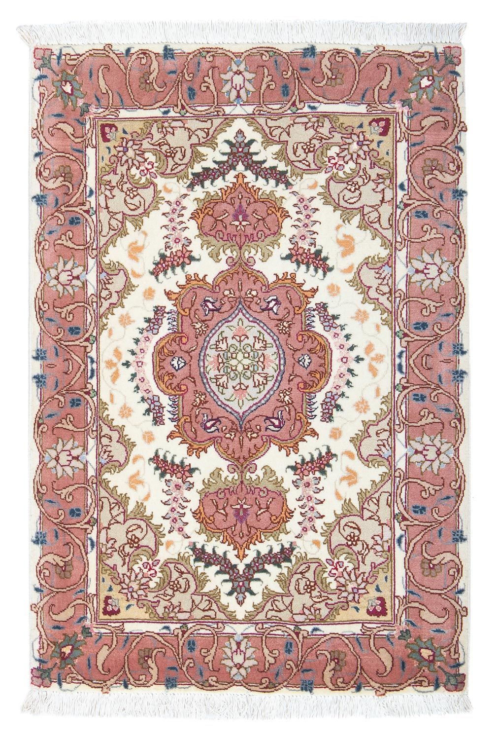 Tapis persan - Tabriz - Royal - 88 x 60 cm - beige