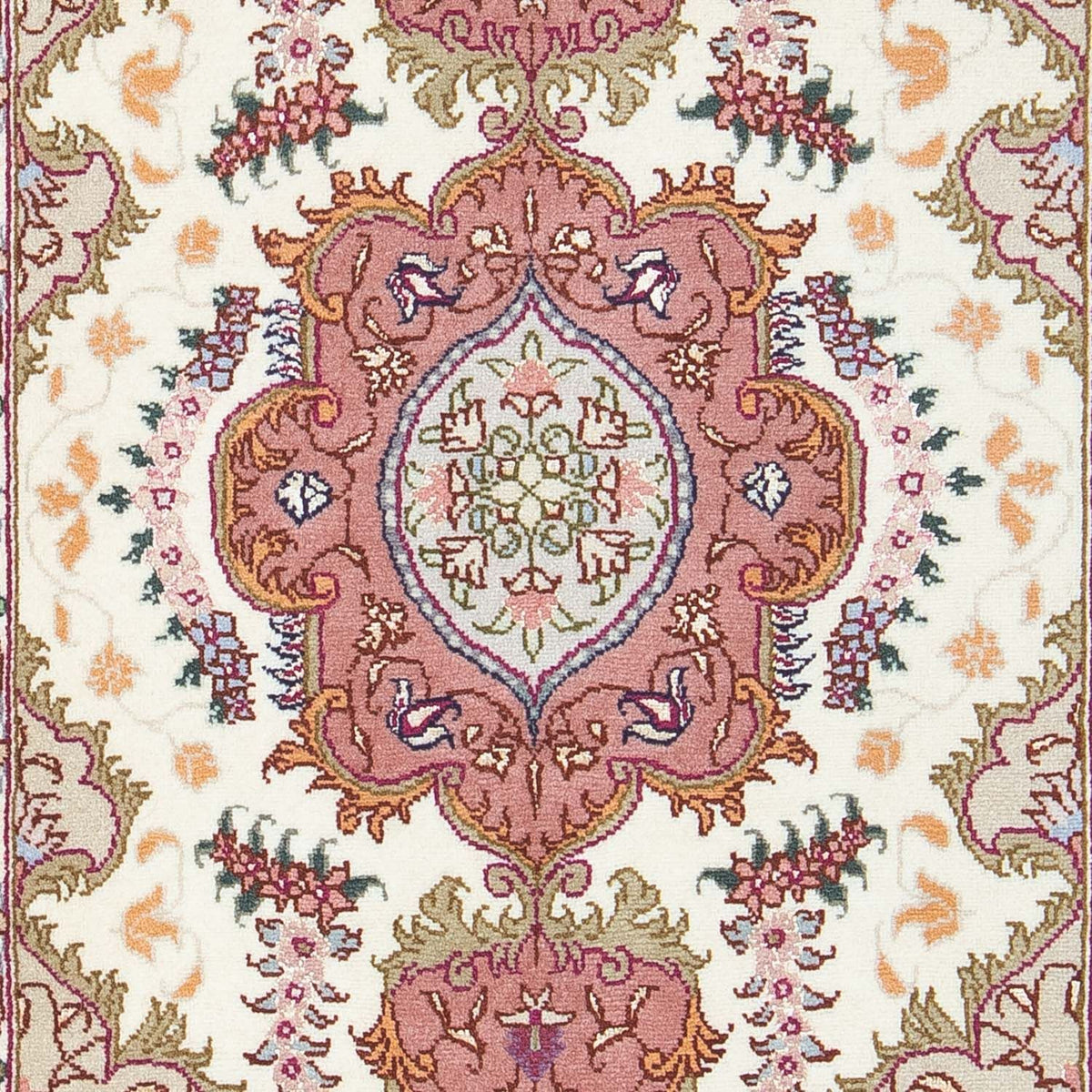 Tapis persan - Tabriz - Royal - 88 x 60 cm - beige