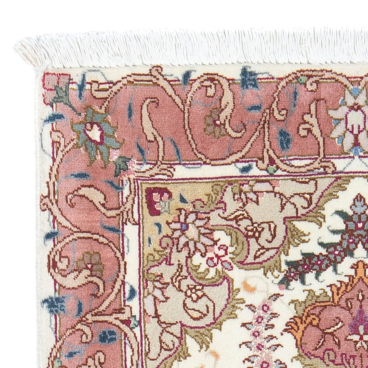 Tapis persan - Tabriz - Royal - 88 x 60 cm - beige