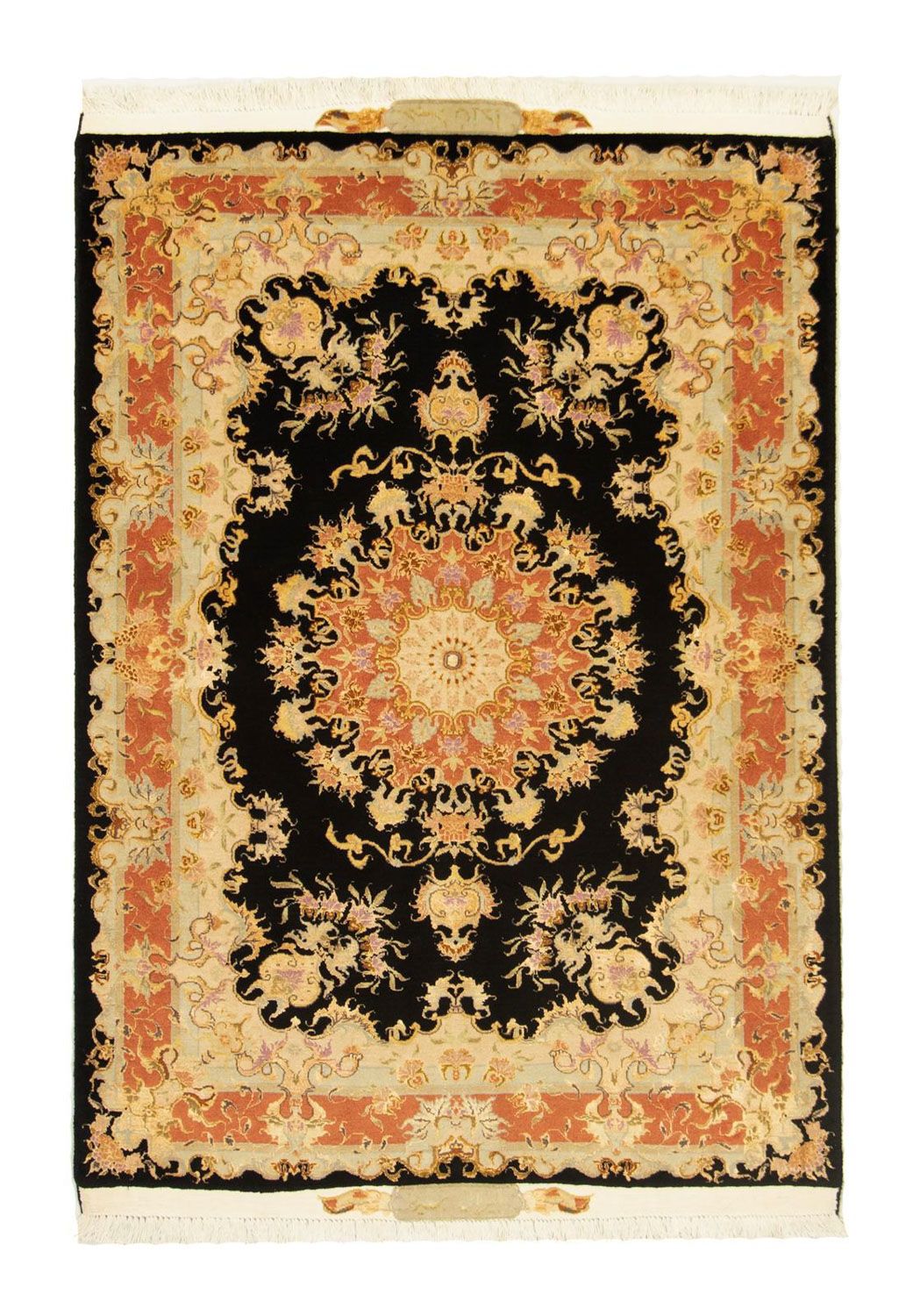 Tapis persan - Tabriz - Royal - 138 x 101 cm - noir