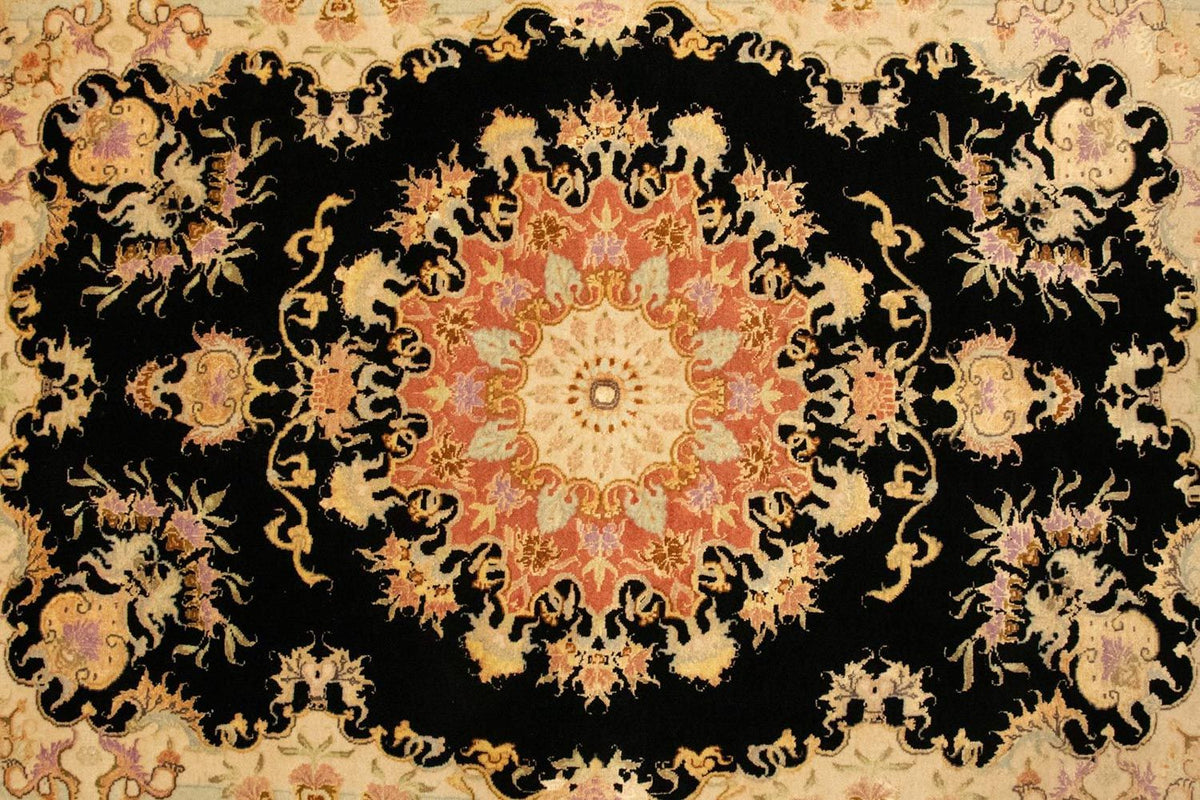 Tapis persan - Tabriz - Royal - 138 x 101 cm - noir
