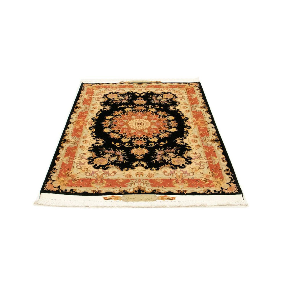 Tapis persan - Tabriz - Royal - 138 x 101 cm - noir