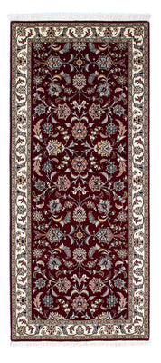 Tapis de couloir Tapis persan - Tabriz - Royal - 205 x 88 cm - rouge foncé