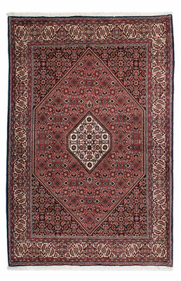 Tapis persan - Bidjar - 215 x 140 cm - rouge