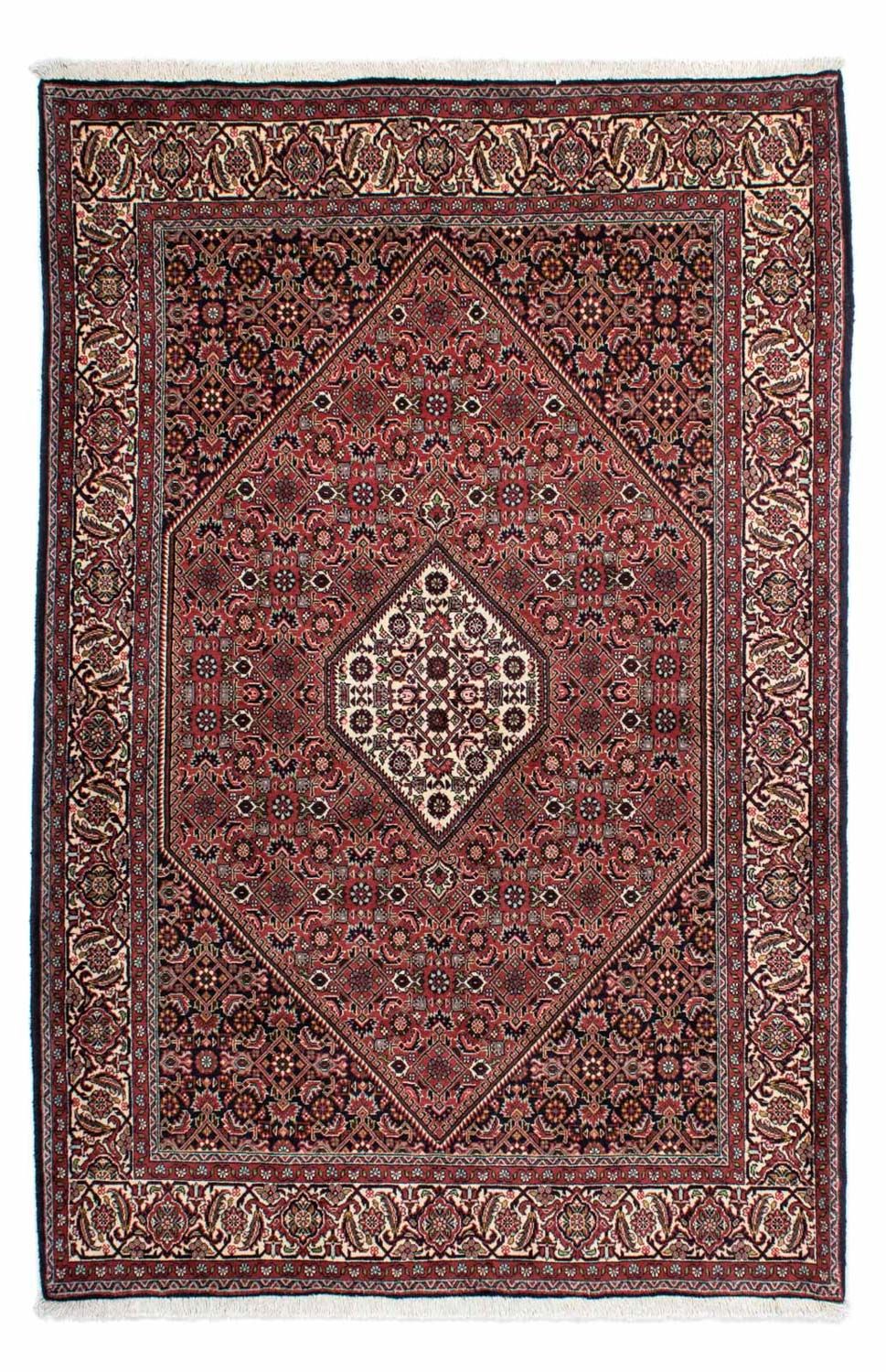 Tapis persan - Bidjar - 215 x 140 cm - rouge