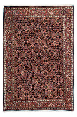 Tapis persan - Bidjar - 209 x 140 cm - bleu foncé