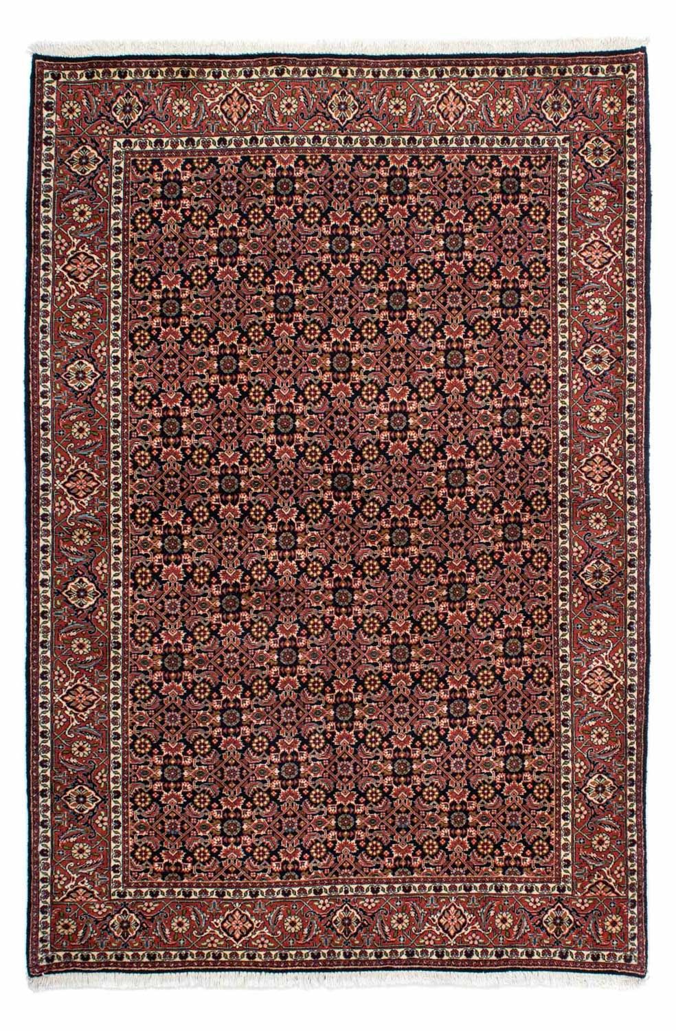 Tapis persan - Bidjar - 209 x 140 cm - bleu foncé