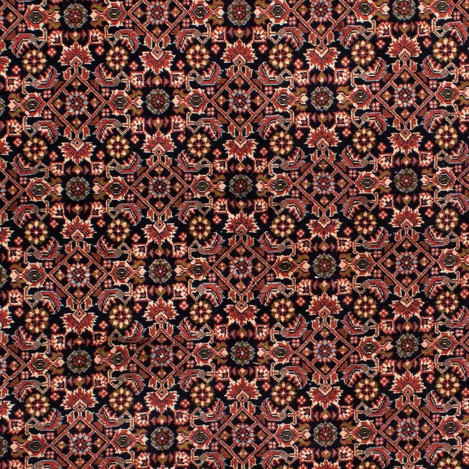 Tapis persan - Bidjar - 209 x 140 cm - bleu foncé