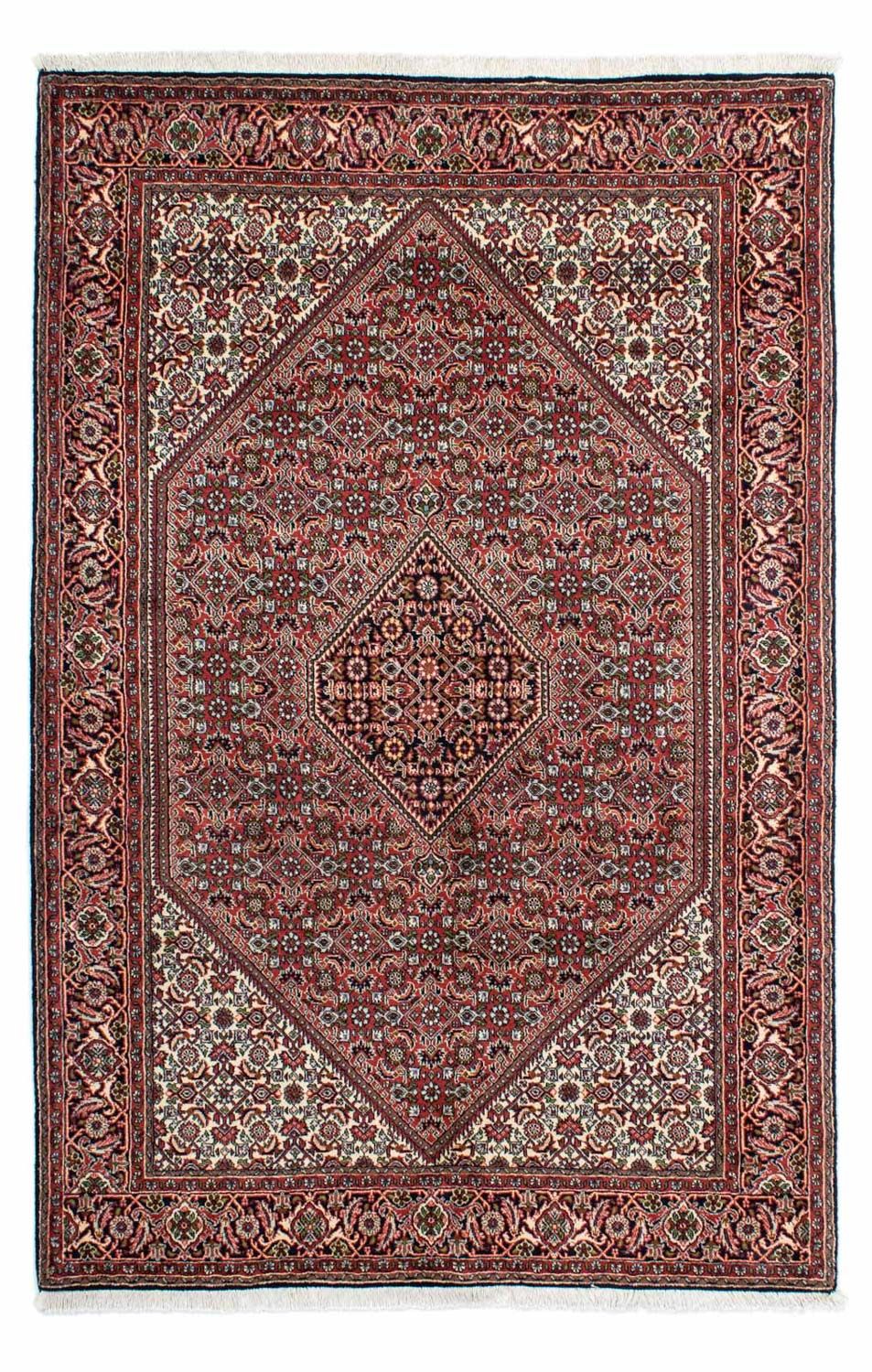 Tapis persan - Bidjar - 218 x 140 cm - rouge