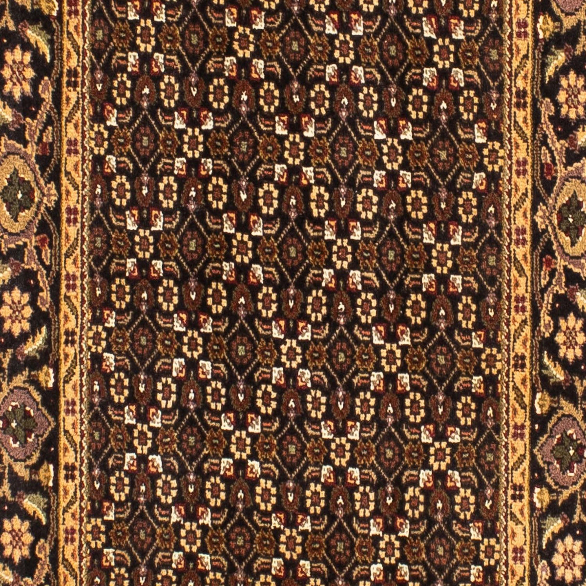 Tapis de couloir Tapis persan - Tabriz - 295 x 68 cm - multicolore