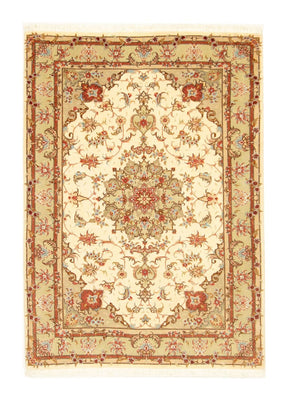 Tapis persan - Tabriz - Royal - 143 x 103 cm - beige