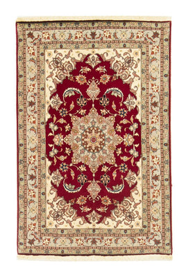 Tapis persan - Tabriz - Royal - 152 x 100 cm - rouge