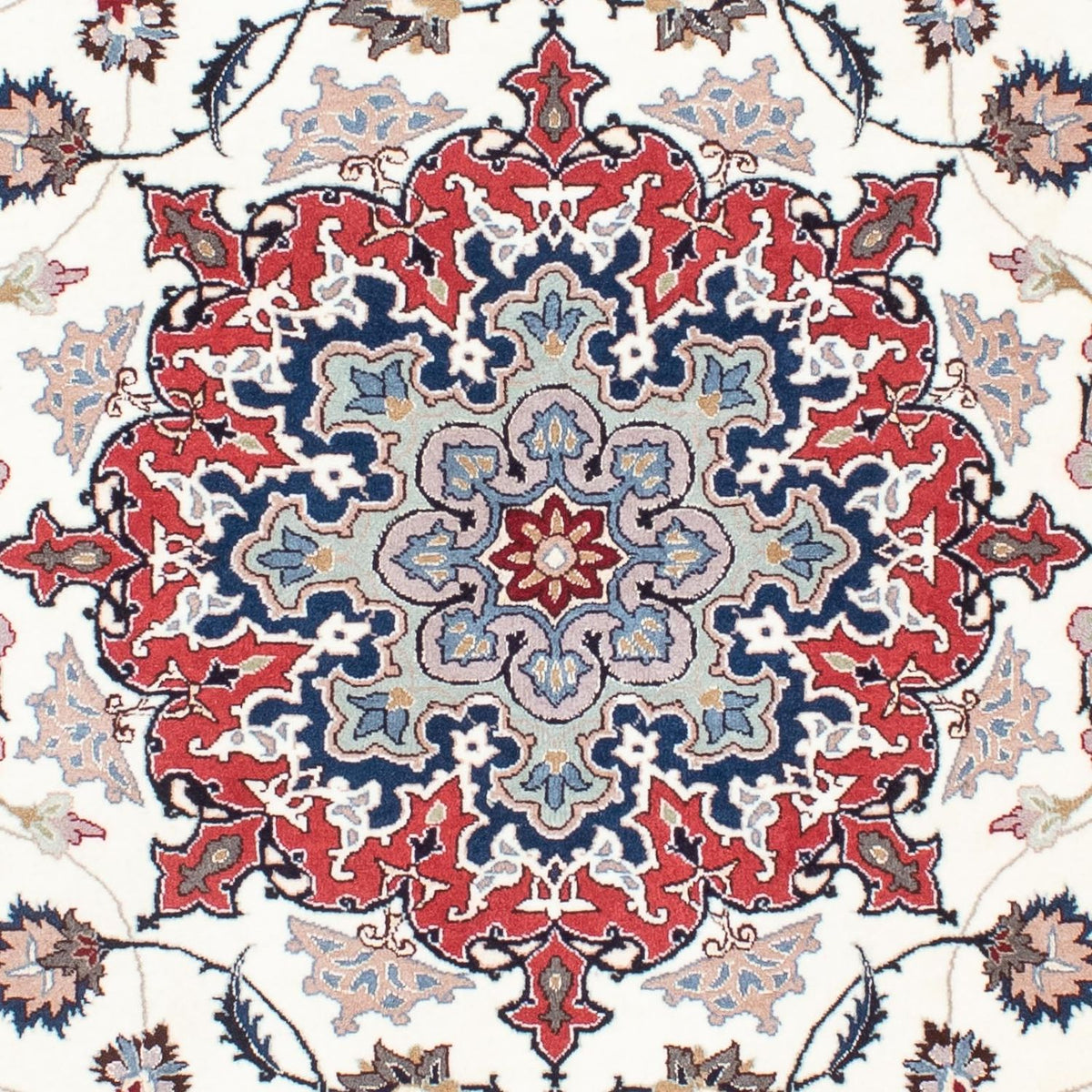 Tapis persan - Tabriz - Royal - 202 x 147 cm - beige