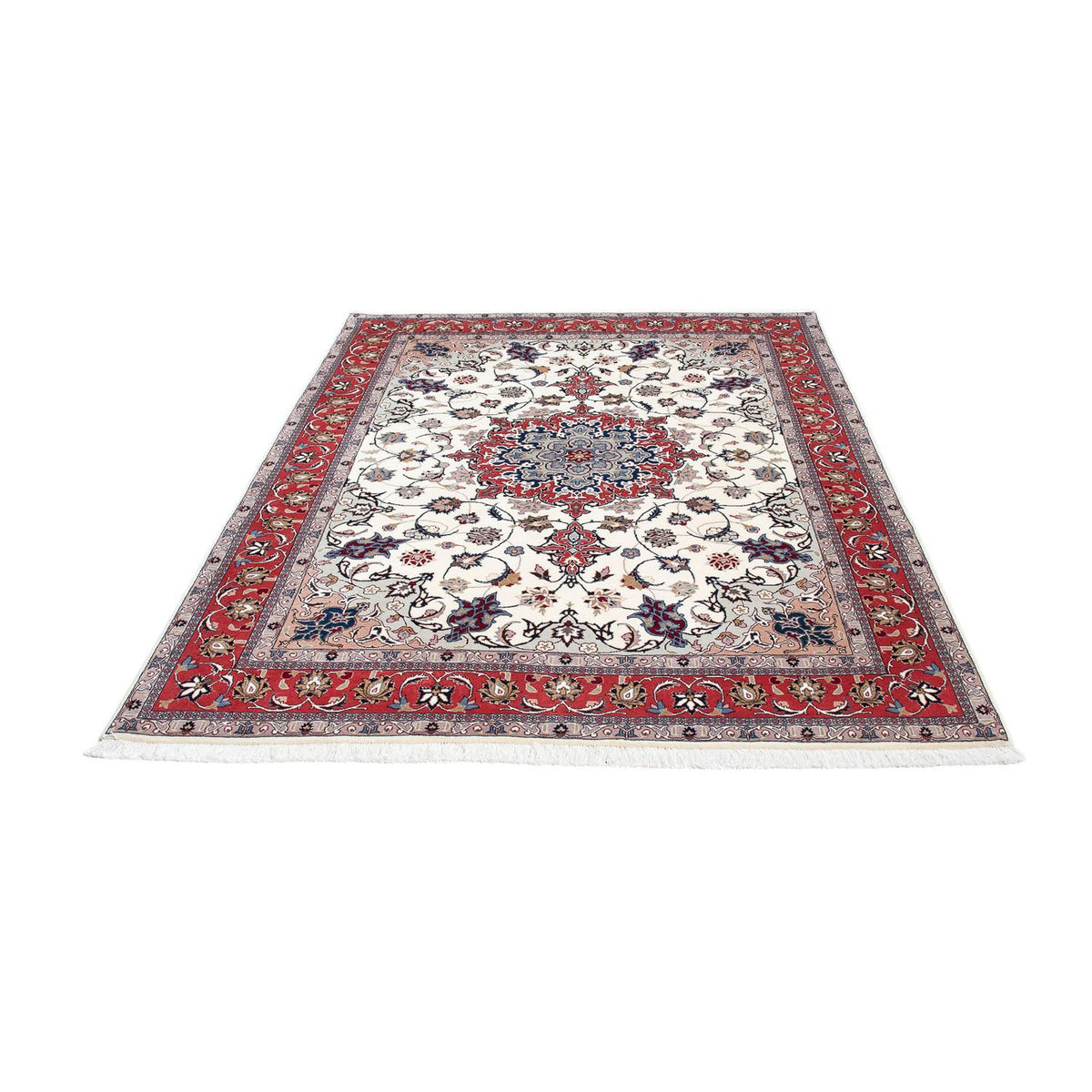Tapis persan - Tabriz - Royal - 202 x 147 cm - beige