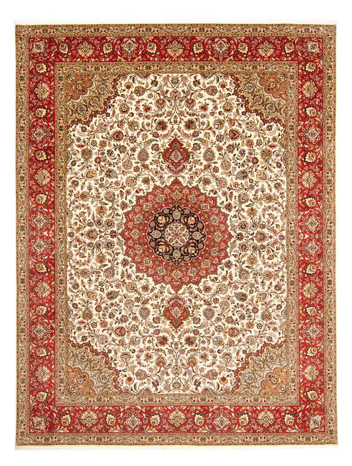 Tapis persan - Tabriz - Royal - 394 x 305 cm - rouge