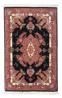 Tapis persan - Tabriz - Royal - 90 x 60 cm - bleu foncé