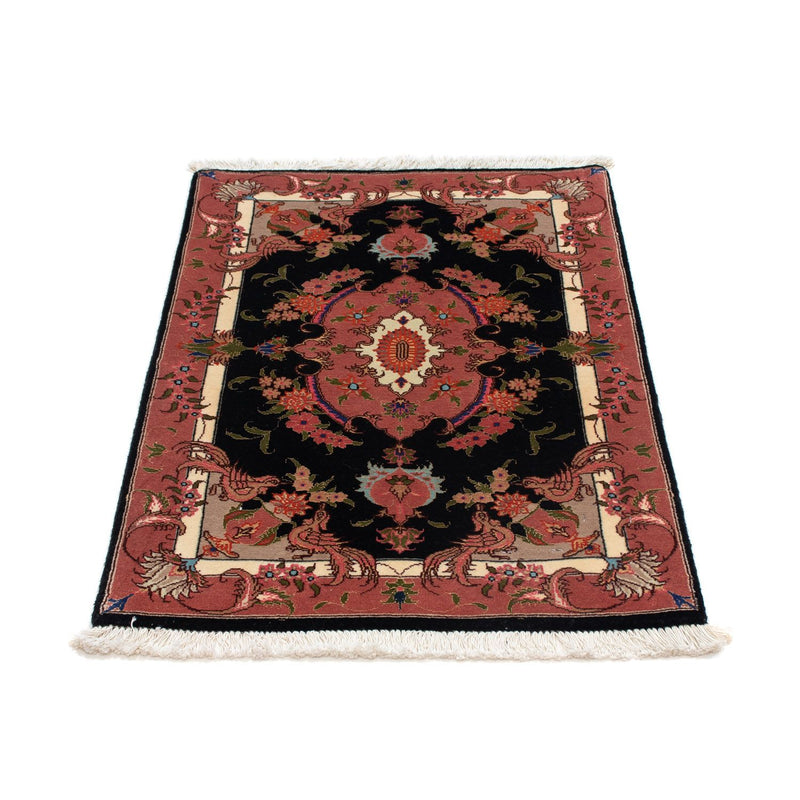 Tapis persan - Tabriz - Royal - 90 x 60 cm - bleu foncé