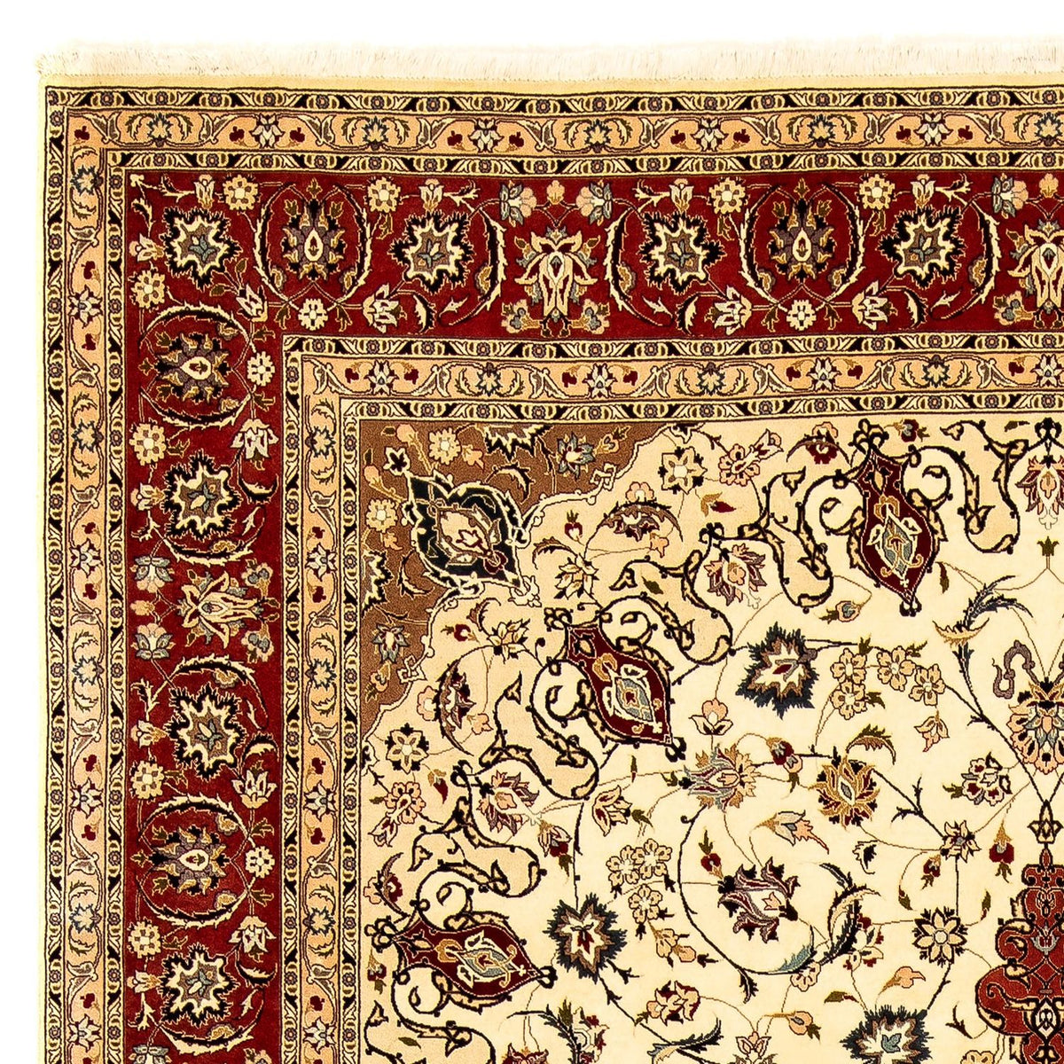 Tapis persan - Tabriz - Royal - 340 x 255 cm - beige