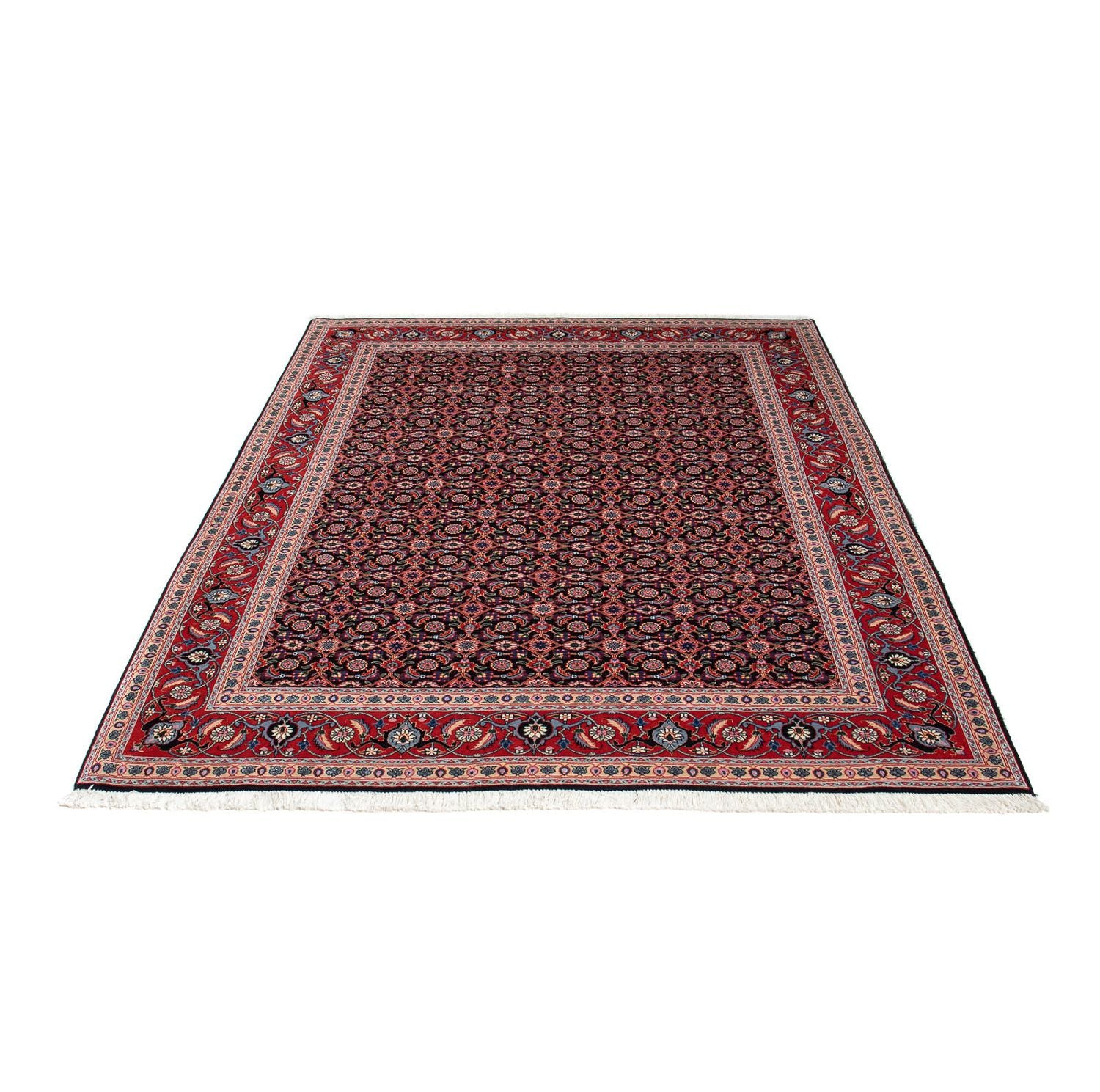 Tapis persan - Tabriz - 202 x 151 cm - rouge