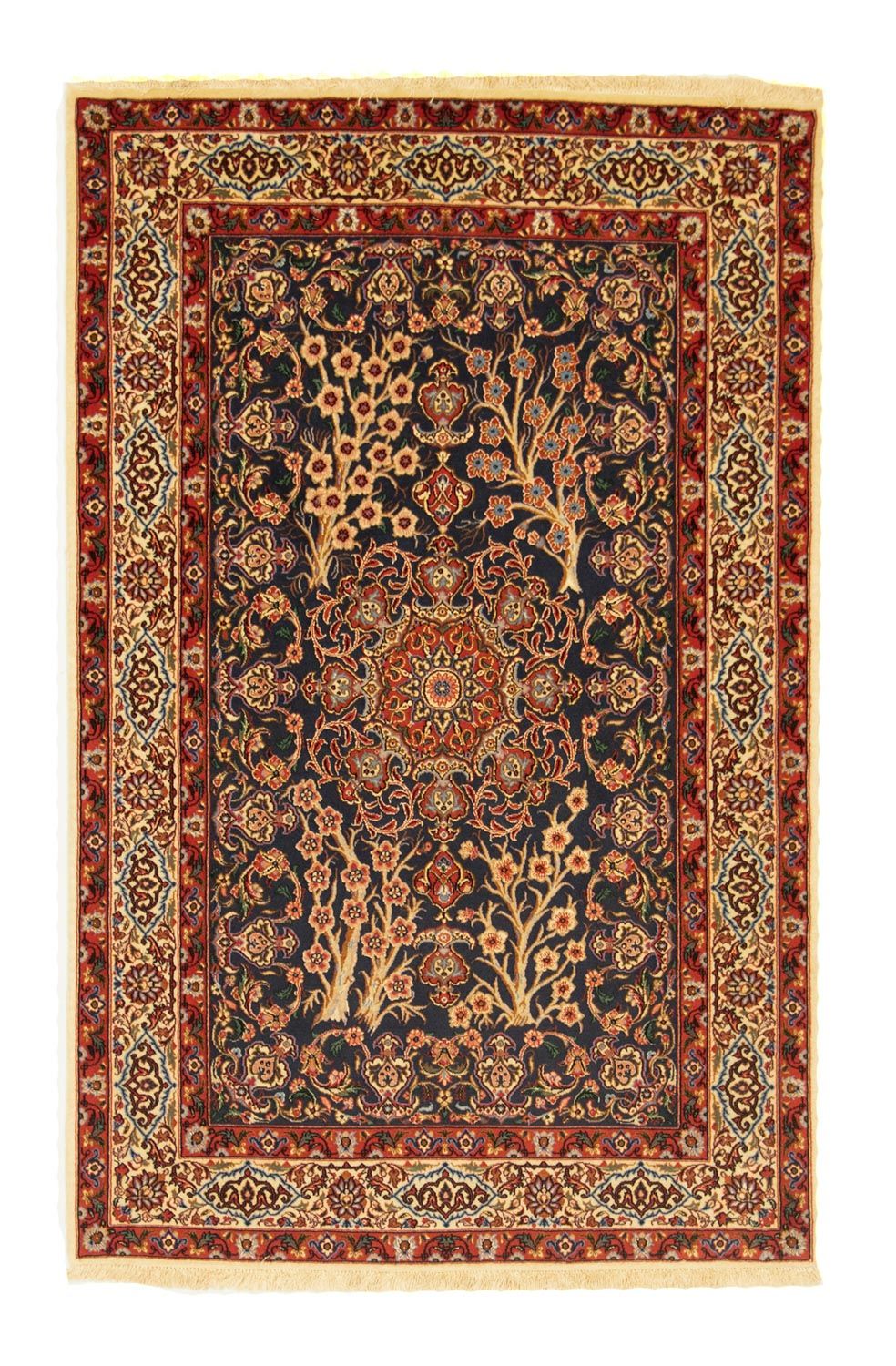 Tapis persan - Isfahan - Premium - 155 x 103 cm - noir