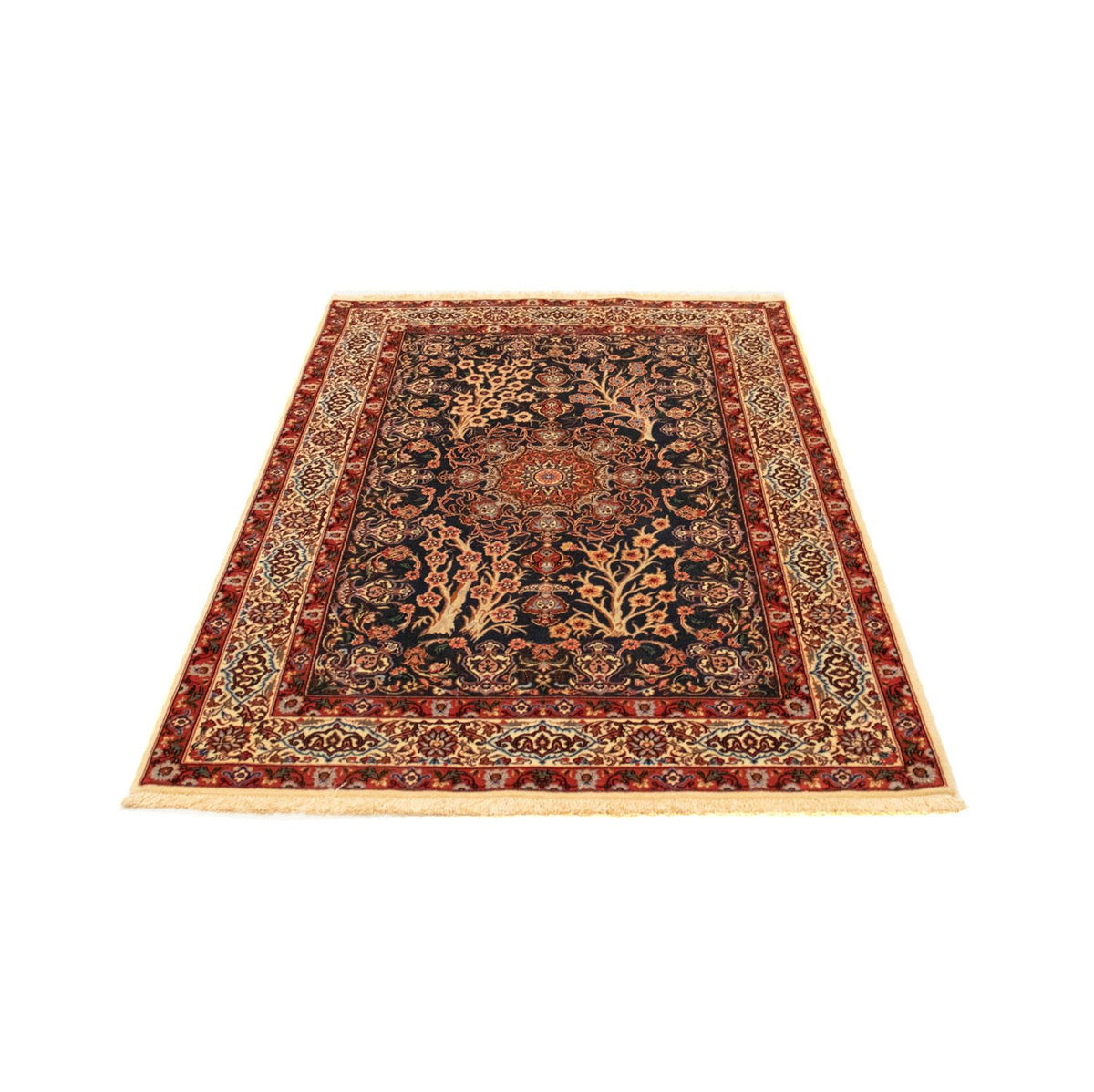 Tapis persan - Isfahan - Premium - 155 x 103 cm - noir