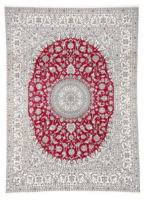 Tapis persan - Nain - Royal - 411 x 295 cm - rouge