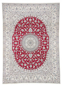 Tapis persan - Nain - Royal - 411 x 295 cm - rouge
