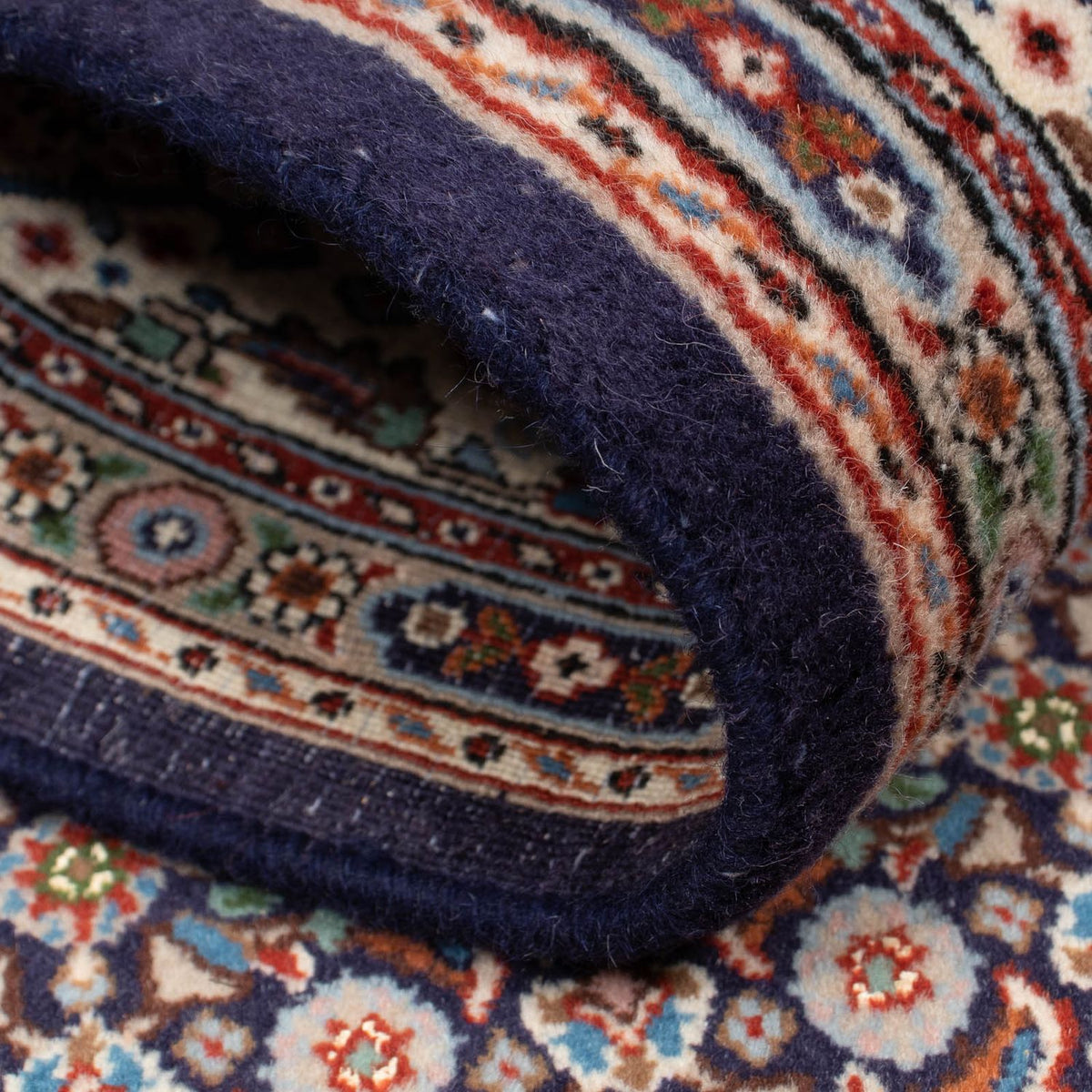 Tapis persan - Classique - 143 x 94 cm - bleu foncé