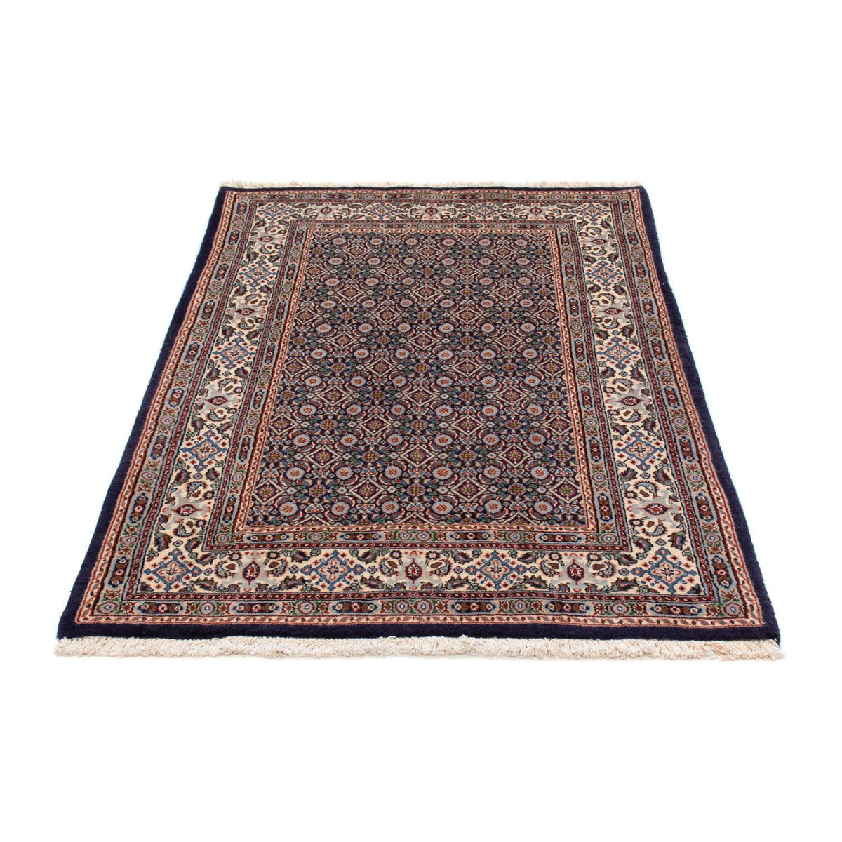 Tapis persan - Classique - 143 x 94 cm - bleu foncé