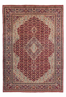 Tapis persan - Tabriz - Royal - 292 x 210 cm - rouge foncé