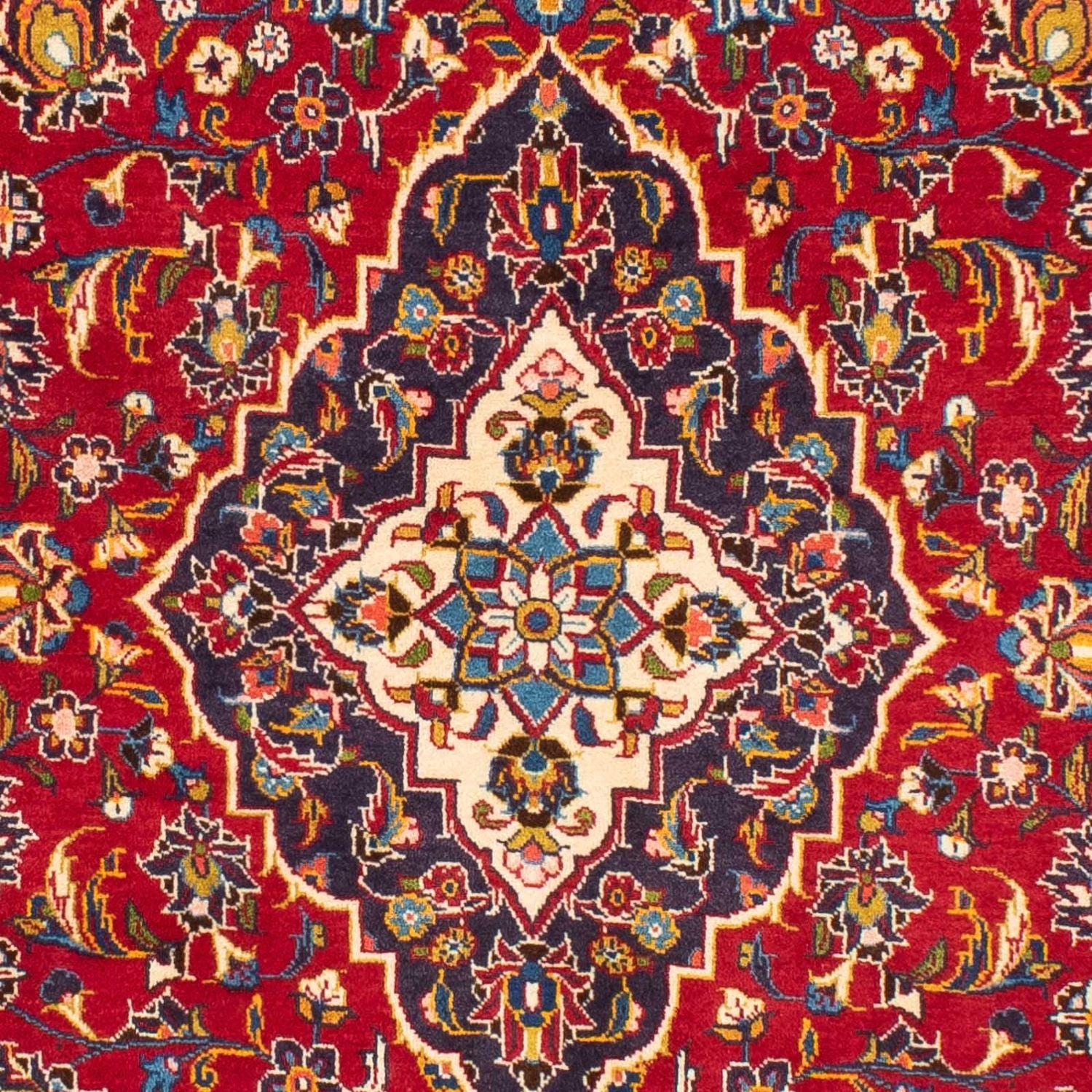 Tapis persan - Keshan - 226 x 137 cm - rouge