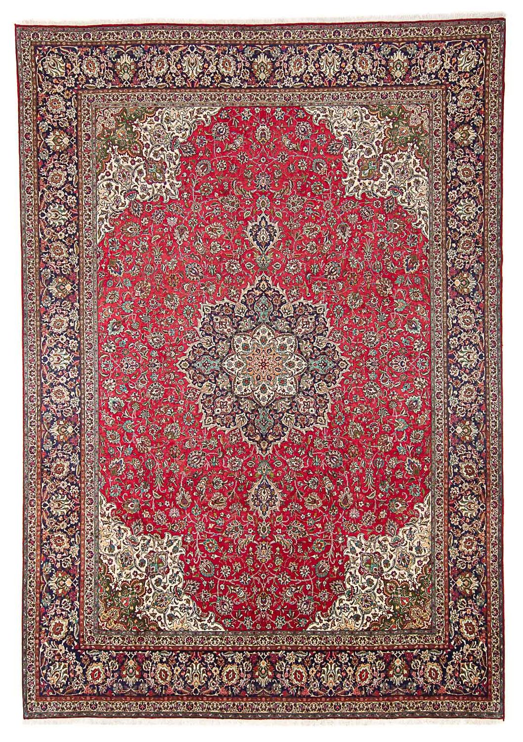 Tapis persan - Tabriz - Royal - 405 x 300 cm - rouge