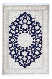 Tapis persan - Nain - 189 x 130 cm - beige
