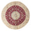 Tapis persan - Nain ronde  - 295 x 295 cm - rouge foncé