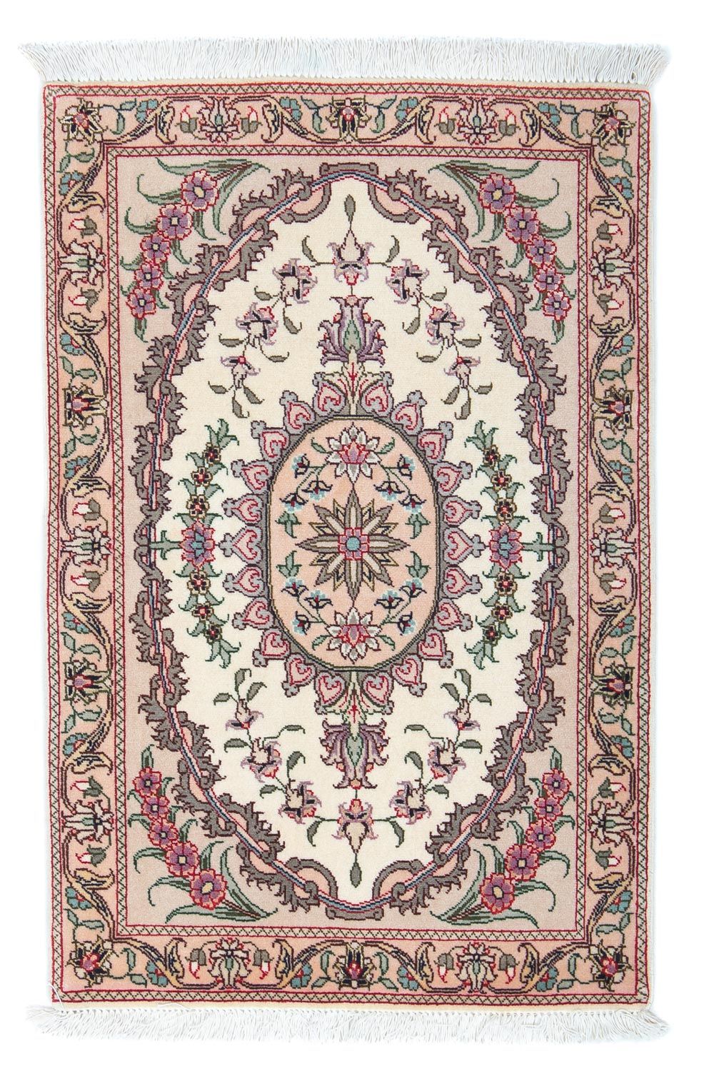 Tapis persan - Tabriz - Royal - 90 x 60 cm - beige