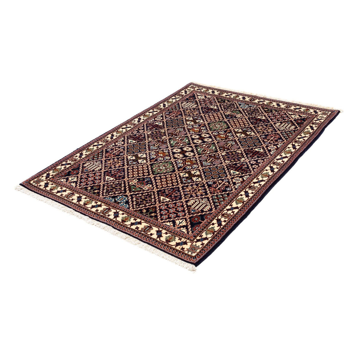 Tapis persan - Nomadic - 153 x 111 cm - bleu foncé
