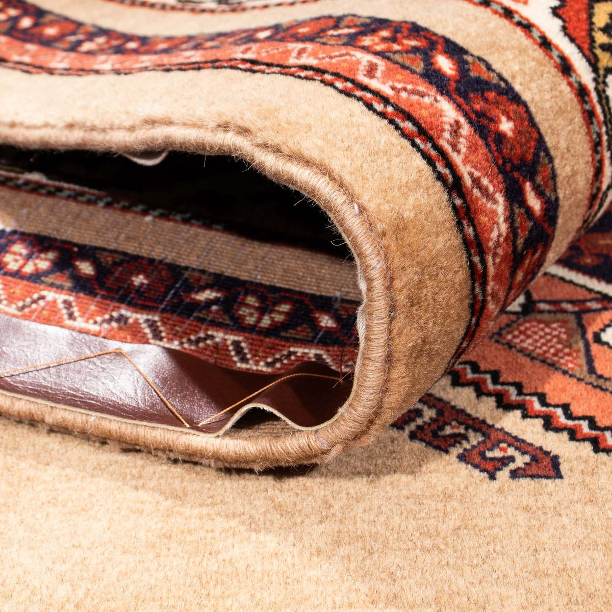 Tapis persan - Nomadic - 246 x 174 cm - marron clair