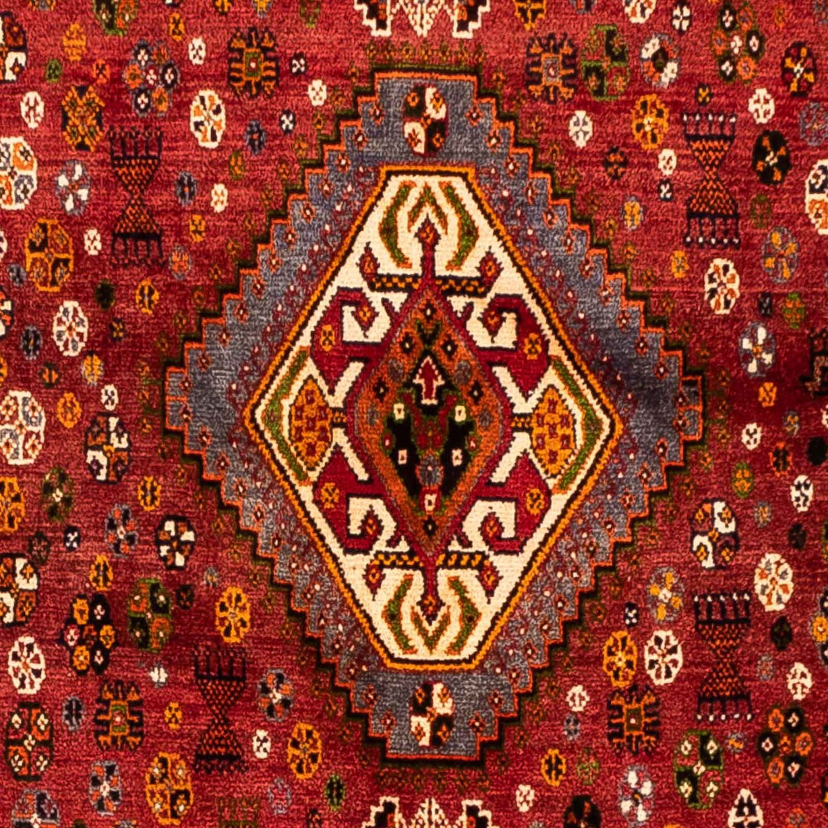 Tapis persan - Nomadic - 284 x 168 cm - rouge foncé